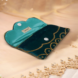 Khawaish Emerald Flap Bag