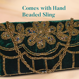 Khawaish Emerald Flap Bag