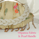 Alia Organza Batua Bag - ArtFlyck