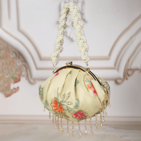 Alia Organza Batua Bag - ArtFlyck