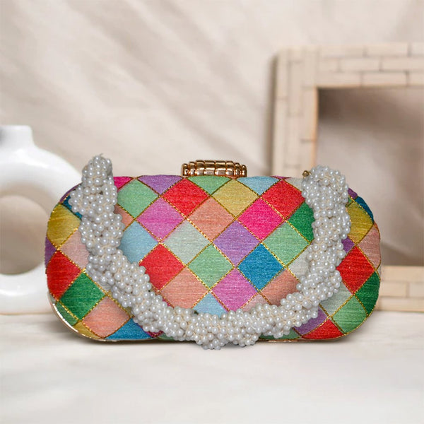 Anara Capsule Clutch | Multicolor - ArtFlyck