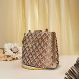 Anara Handle Clutch | Golden - ArtFlyck