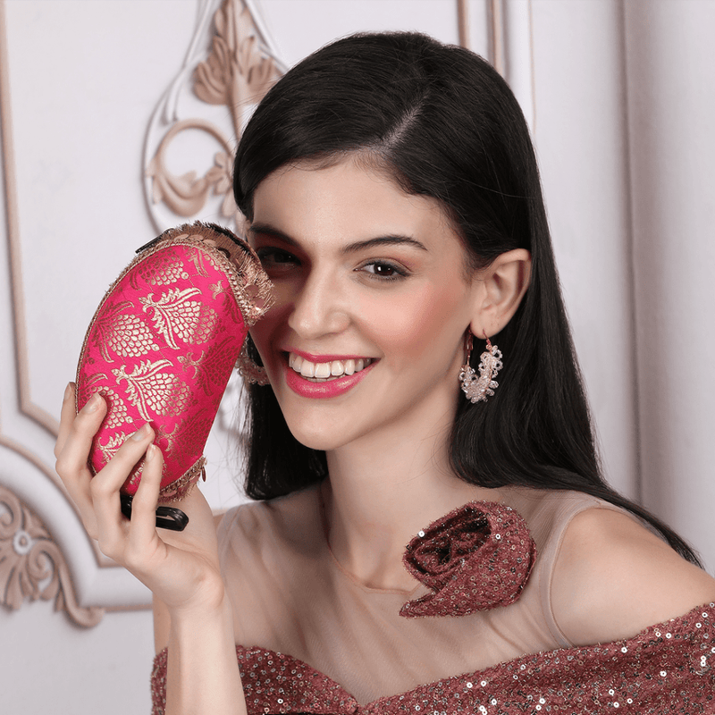 Banarasi Silk Sunglasses Case | Margenta - ArtFlyck