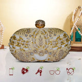 Capsule Zari Clutch | Golden - ArtFlyck