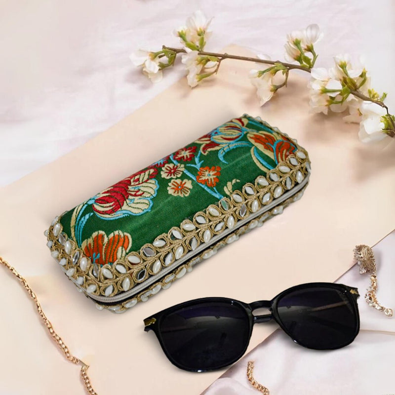 Forest Silk Pearl Sunglasses Case - ArtFlyck