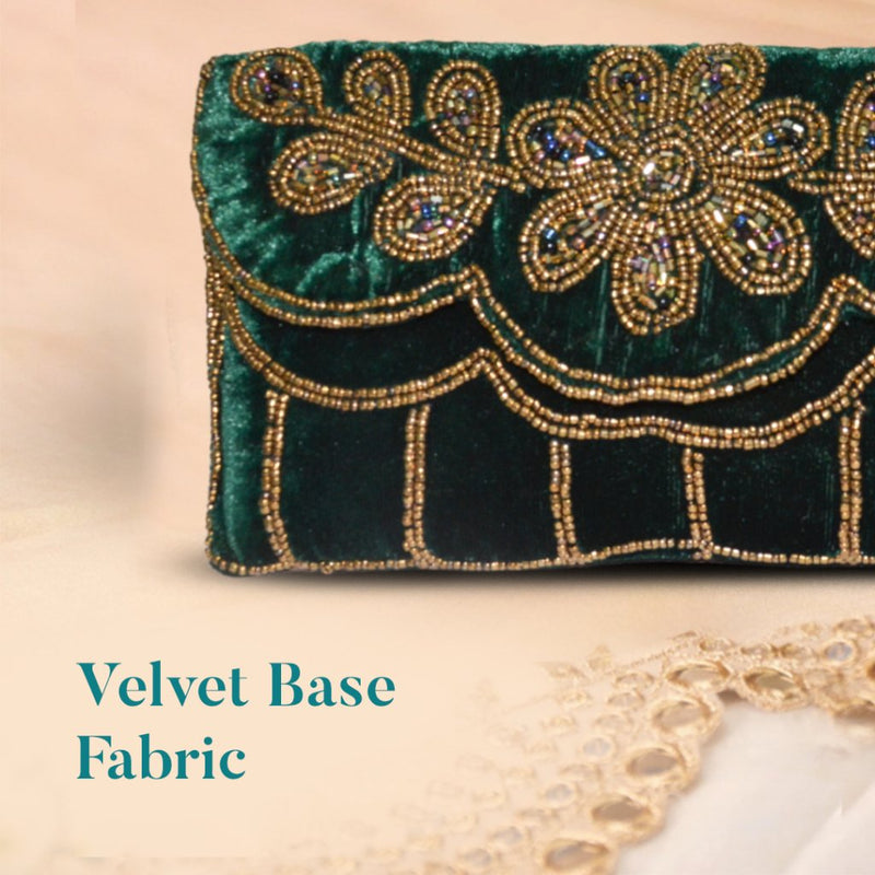 Khawaish Emerald Flap Bag - ArtFlyck