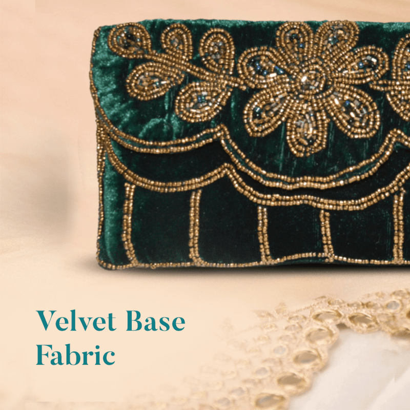 Khawaish Emerald Flap Bag - ArtFlyck