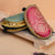 Banarasi Silk Sunglasses Case | Blue-Margenta