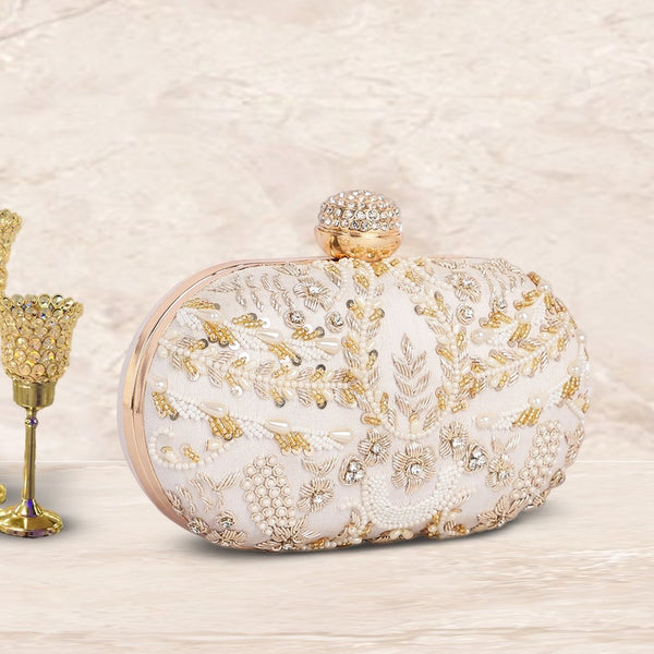 Pretty Robes BRIDE Clutch for Wedding Day, Beaded Bride Purse for India |  Ubuy